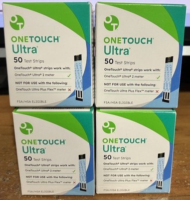 200 One Touch Ultra Test Strips~Exp~12/31/26~$51.99~FR SHIP