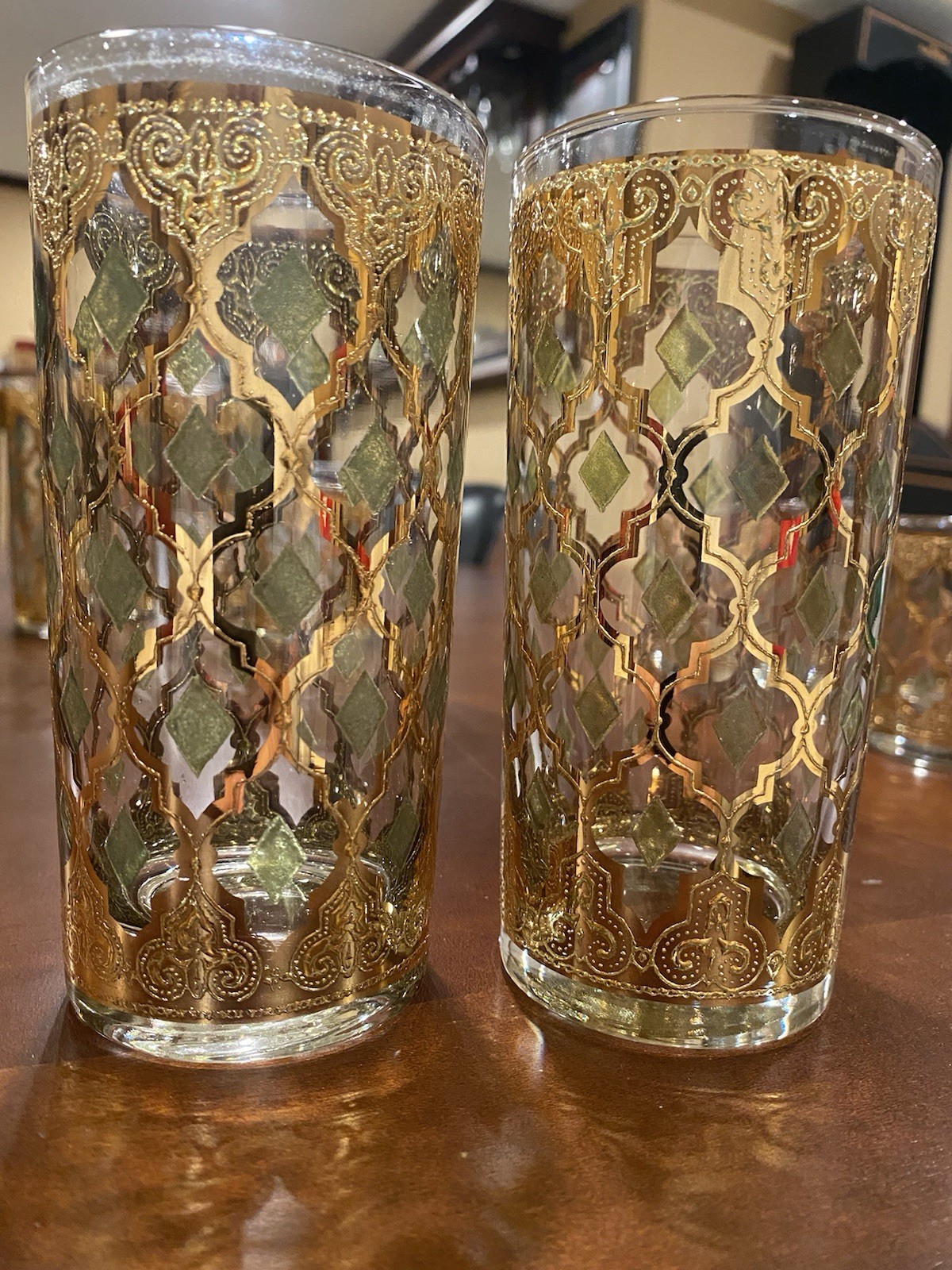 Ultimate 16 Pc Culver  22K Gold Valencia Set-Highball, Lowball, Ice Bucket +more