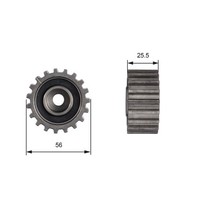 Gates Umlenkrolle Zahnriemen Powergrip™ T42000 Metall