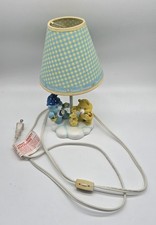 Care Bear Sweet Dreams Lamp Night Light Bedtime Funshine Blue Yellow Shade Works
