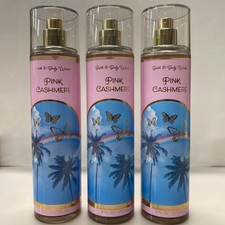 3X Bath  Body Works Pink Cashmere Fine Fragrance Mist 8 Oz