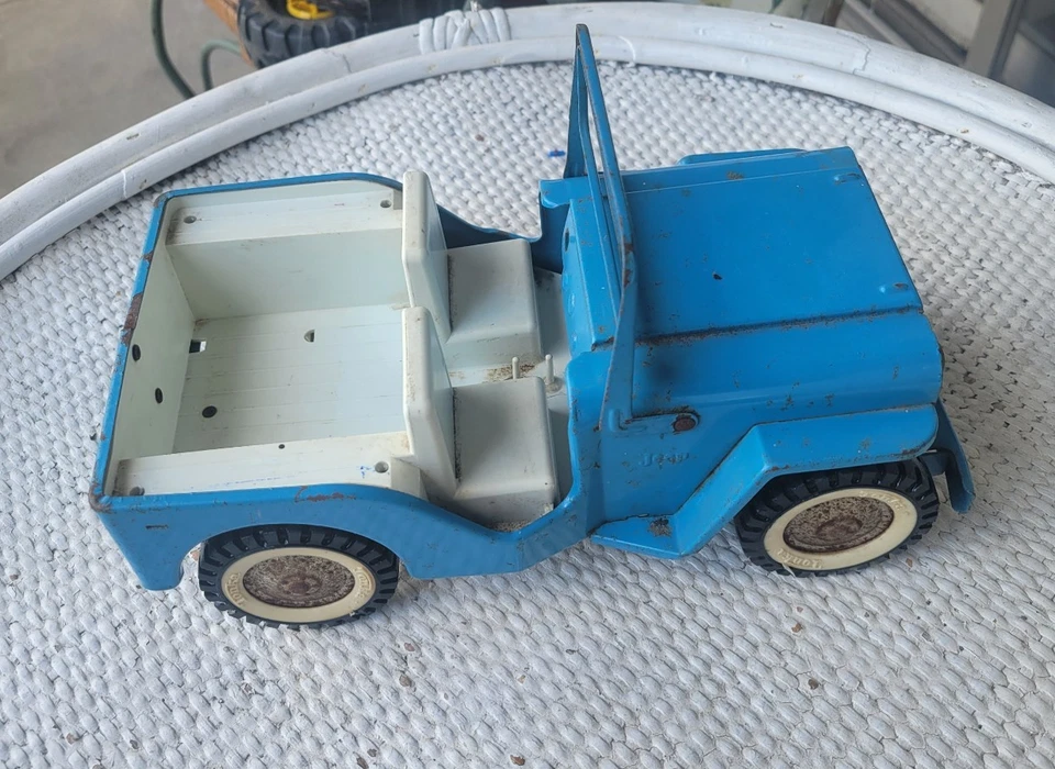 老式 Tonka 压钢吉普车 - 零件! — 第 4/4 张图片