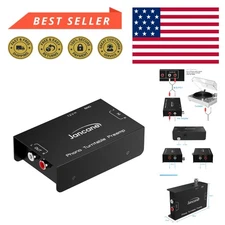 High-Quality Phono Turntable Preamp with RCA Input & Output - 12V Compact Design