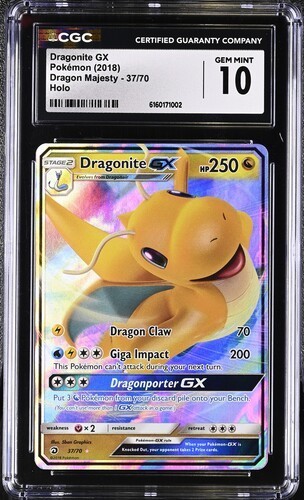 Dragonite-GX graded CGC 10 for sale on eBay