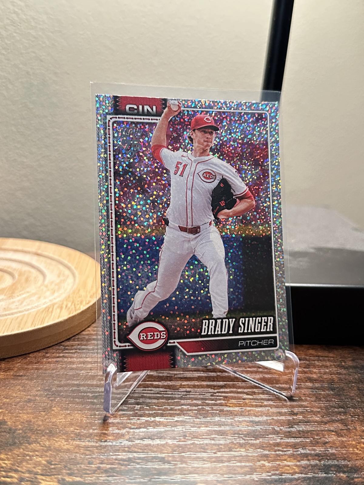 2026 Topps #282 Brady Singer Confetti