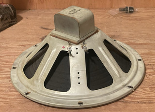 1960s 32 ohm 12" Alnico Instrument Speaker Cinaudagraph Consolidated Ill.