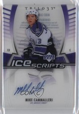 2006-07 Upper Deck Trilogy Ice Scripts Mike Cammalleri #IS-MC Auto 7a1