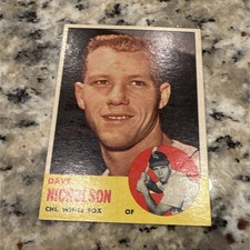 Topps 1963 Dave Nicholson #234 Chicago White Sox MLB Baseball Card Base Set
