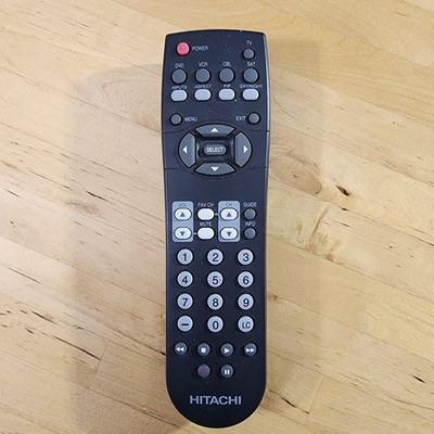 Hitachi Remote Control CLU-4352UG2 TV DVD VCR  Genuine OEM Tested