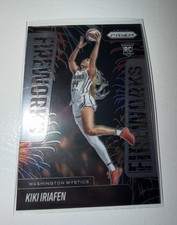 2025 Panini Prizm WNBA Kiki Iriafen Fireworks RC