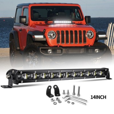 14 inch Slim Led Work Light Bar Off road Spot Flood Light for Truck UTV ATV UTV