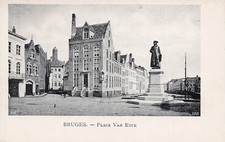 BELGIUM BRUGES PLACE VAN EYCK