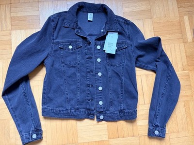 schwarze Jeansjacke H&M Gr. 170 NEU mit Etikett für Mädchen