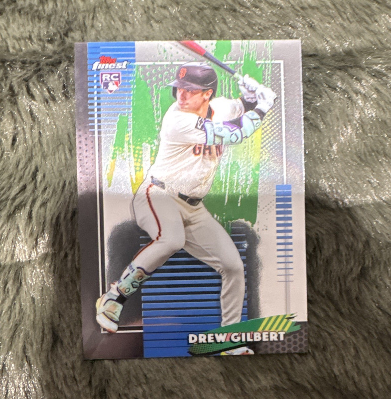 Topps Finest 2025 Drew Gilbert RC San Francisco Giants #13 Baseball Card