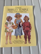 SHIRLEY TEMPLE PAPER DOLLS FULL COLOR Vintage 1988 Paper Doll Book - Unused/New