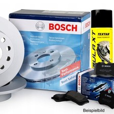 BOSCH Bremsscheiben 264mm + Beläge Satz Hinten für OPEL CORSA D S07 Reiniger