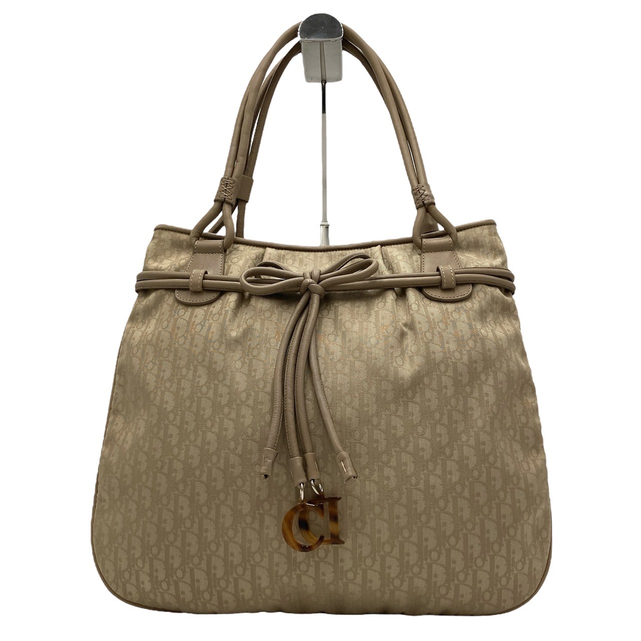 Dior Monogram Canvas Trotter Tote Bag in Beige