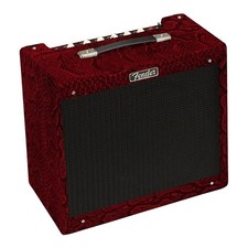 Fender Blues Junior IV Eminence Texas Heat Guitar Amp Red Snakeskin