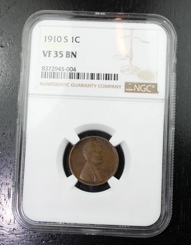 1910s Lincoln Cent NGC VF35