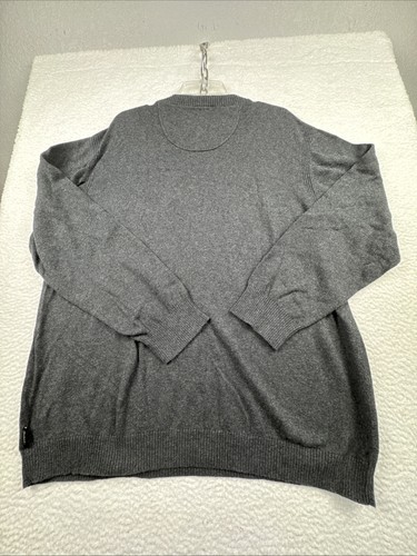 Suéter Jersey Woolrich Para Hombres Talla XL Gris Mezcla de Lana Tejido Manga Larga - Imagen 18 de 22