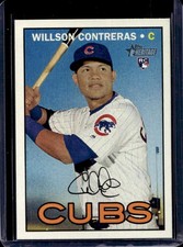 2016 Topps Heritage Willson Contreras RC Rookie #505 Cubs