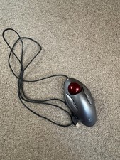 Logitech Trackman Marble USB Trackball T-BC21 Mouse 810-000767 Tested Working