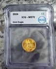 2024 American Gold Eagle 1/10 oz — photo from another recent sale