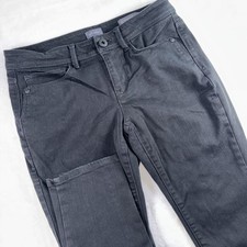 J. JILL Jeans Women  s Size 2P petite Black Authentic Fit Slim Ankle Denim