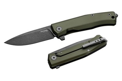LionSteel Knives Myto Frame Lock MT01A GB Black M390 Green Aluminum