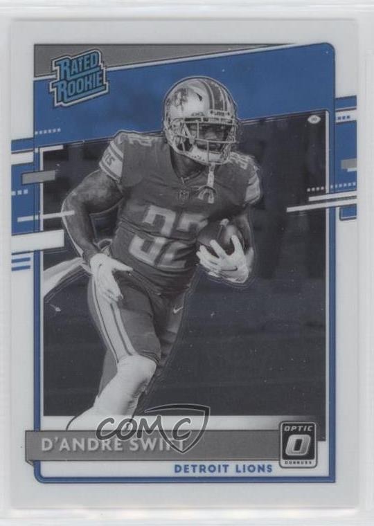 2020 Panini Donruss Optic Rated Rookies Variation D'Andre Swift #309 11t9