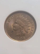 1906 Indian Head Penny MS63 RB ANACS Soapbox Unknown Variety 