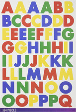 Sticker Alpha Futura Large Bold Primary 52-90033