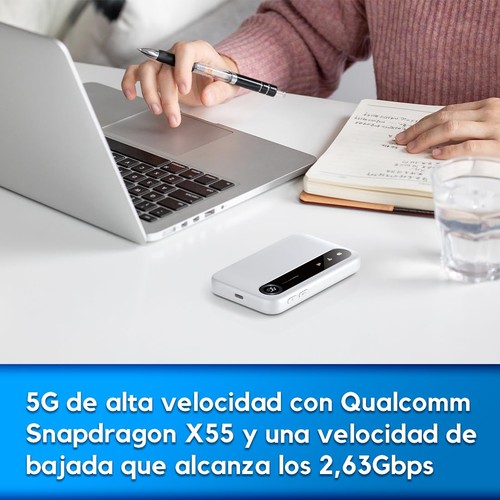 U50 Punto di accesso WiFi portatile 5G con slot SIM sbloccato Modem router 5G a - Foto 18 di 24