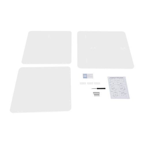 Acrylic Side Table, End Table, Free Standing Clear Modern Bedside Table