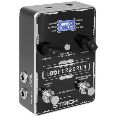 Guitar Looper Pedal with Drum Machine - 160 min Recording