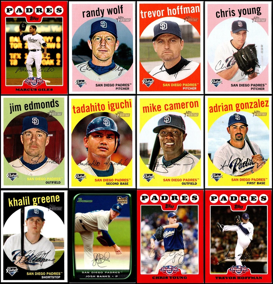 Lote de tarjetas 2008 de los Padres de San Diego (74) - Una verdadera joya - ¡Haz que cada día sea especial! Foto 3 de 4