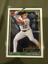 2026 Topps Series 1 Colby Thomas Athletics 1991 35th Anniversary RC #T91-6