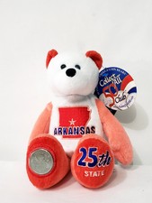 Arkansas 25 Limited Treasures Coin Bear 50 States of America Bears NWT