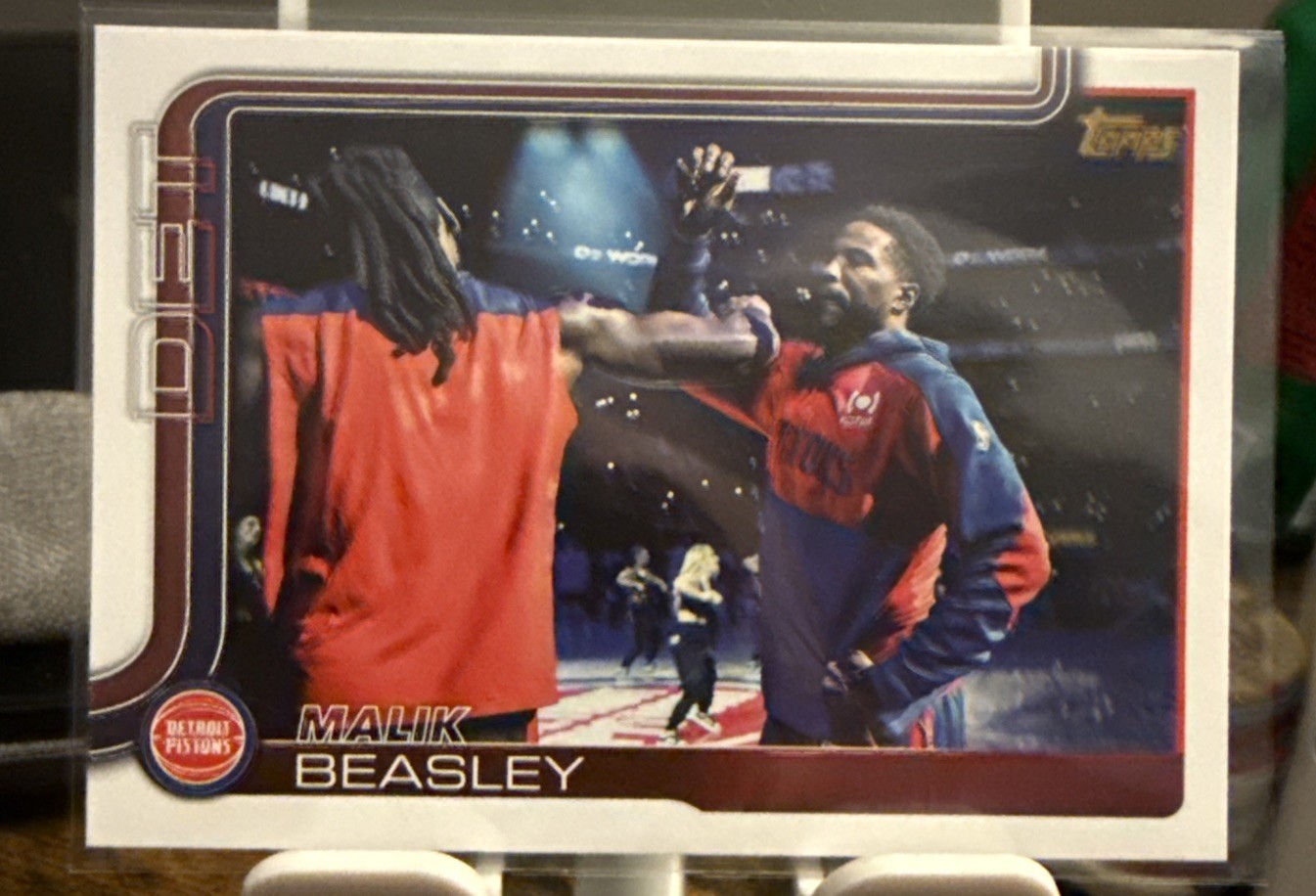 2025 Topps Basketball NBA Flagship Malik Beasley Golden Mirror SSP Card #43