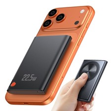 Magnetic Power Bank Portable Charger 10000mAh Fast Charging For Phone Black