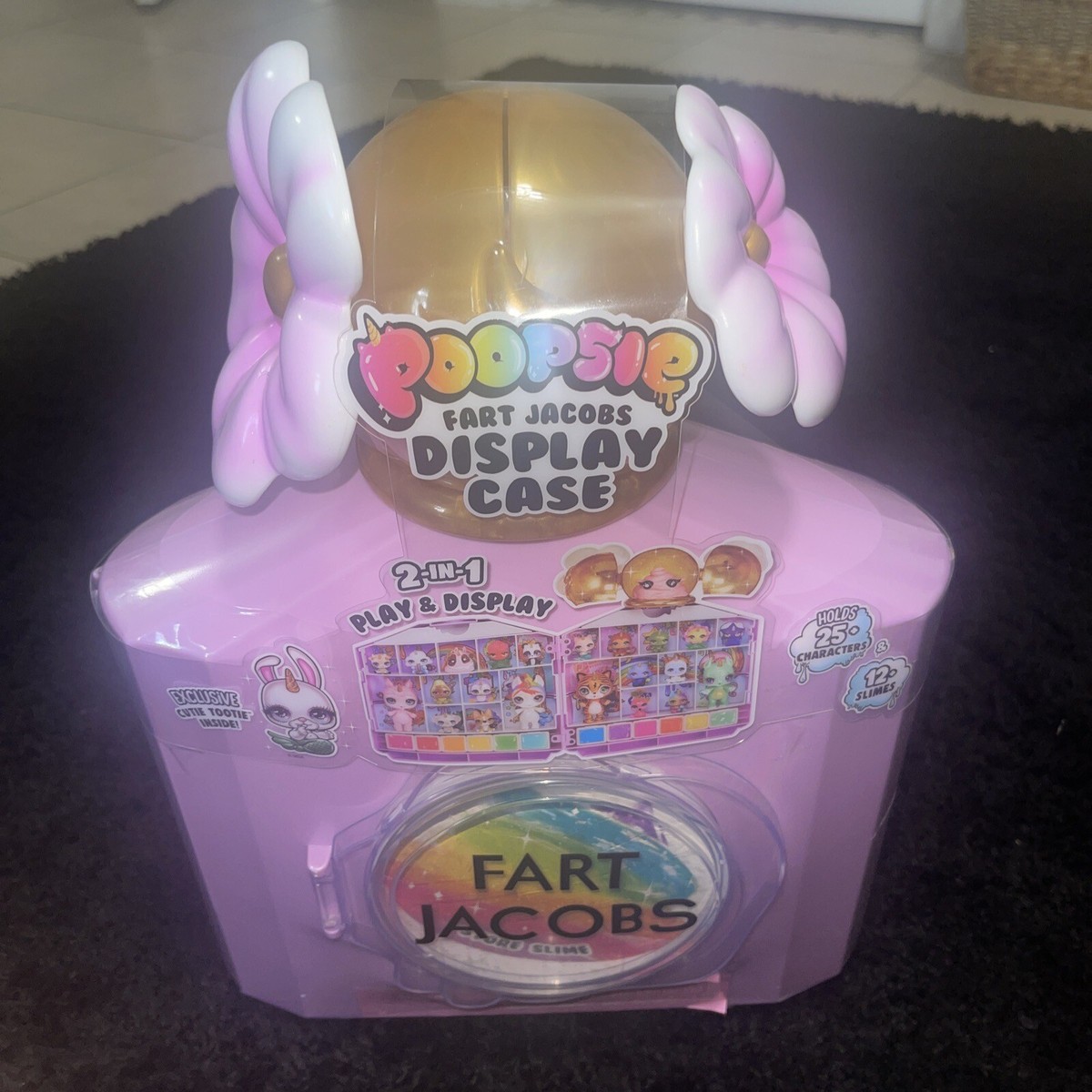 New Poopsie Slime Surprise FART JACOBS Cutie Tooties Display Case