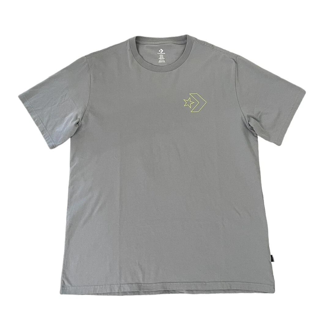 Converse Go To All Star Men s Gray T Shirt Size XXL Short Sleeve