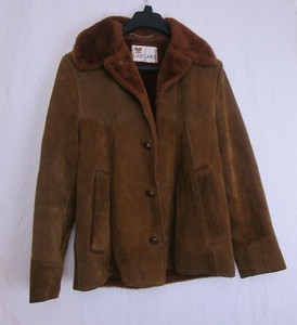 Vintage 70s Lakeland Genuine Suede Leather Jacket Mens 40 | eBay