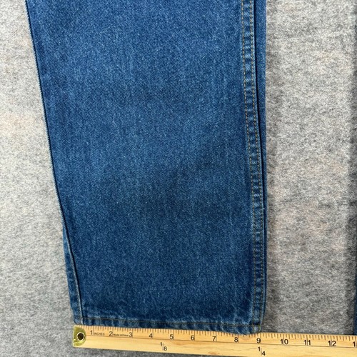 VTG Levi’s 549 Jeans Mens 36x33 USA Made 90s Leather Patch Straight Leg - Picture 3 of 10