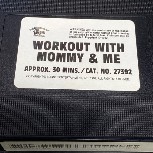 Workout With Mommy And Me Barbara Davis VHS Tape 1991 fhe Release Exercise Film - Picture 8 of 9