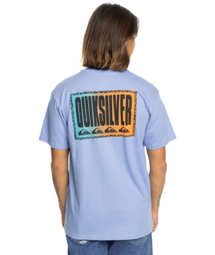 T-shirt maglietta uomo Quiksilver lunga sfumatura manica corta girocollo cotone - Foto 5 di 17
