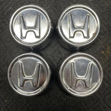 4 Honda Civic CRX OEM Wheel Center Rim Cap Hub Dust Cover 59mm OD H Chrome AP