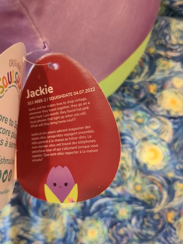 Squishmallow Jackie the Tulip 11" Plush - 2022 Read Description - Picture 7 of 8