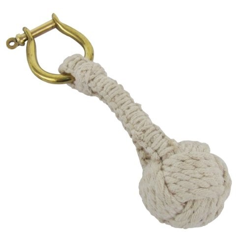 Nautical Maritime Marine Sailor's Monkey Fist Rope Knot Keychain Nautical Maritime Marine Sailor's Monkey Fist Rope Knot Keychain