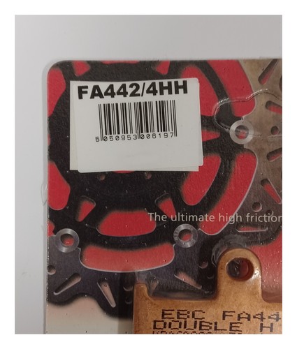 EBC Sinter Vordere Bremsbeläge (2 Set) Für Yamaha YZF R1 (2007 Zu 2014) - Picture 5 of 7